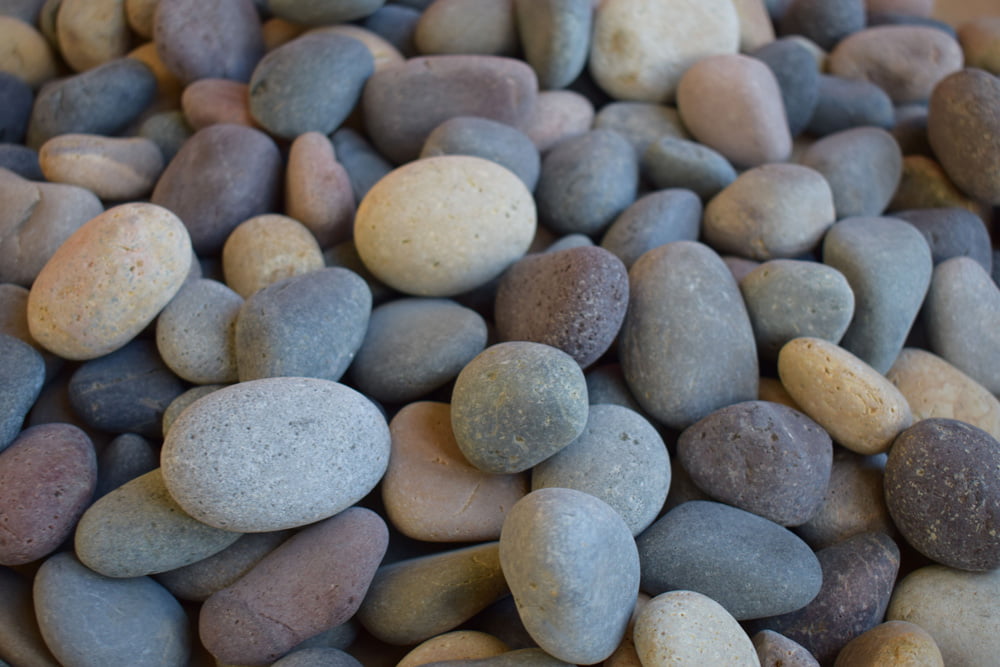Beach Pebbles - Mexican River Rock - Black, Grey, Mixed, Red
