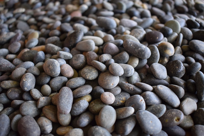 Black Pebbles For Landscaping Best, Large Black Landscaping Stones